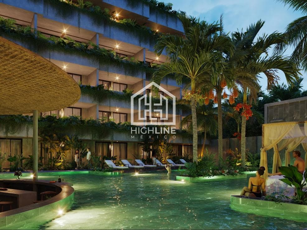 APARTMENT FOR SALE IN TULUM: 2 BEDROOMS, 5 MINUTES FROM THE BEACH