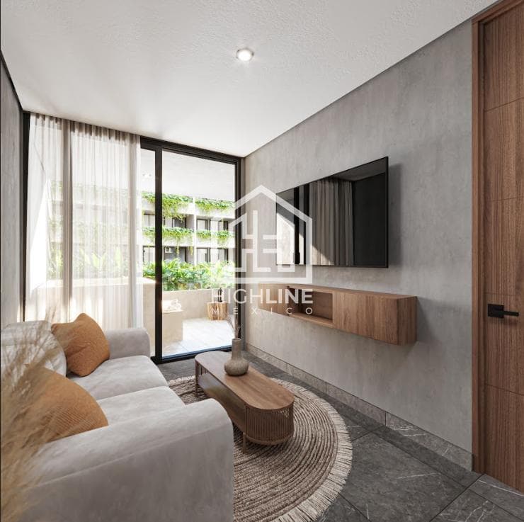 APARTMENT FOR SALE IN TULUM: 2 BEDROOMS, 5 MINUTES FROM THE BEACH