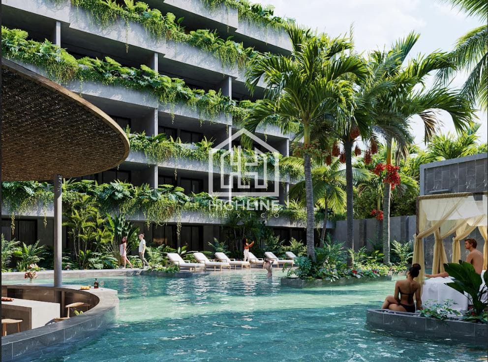 APARTMENT FOR SALE IN TULUM: 2 BEDROOMS, 5 MINUTES FROM THE BEACH