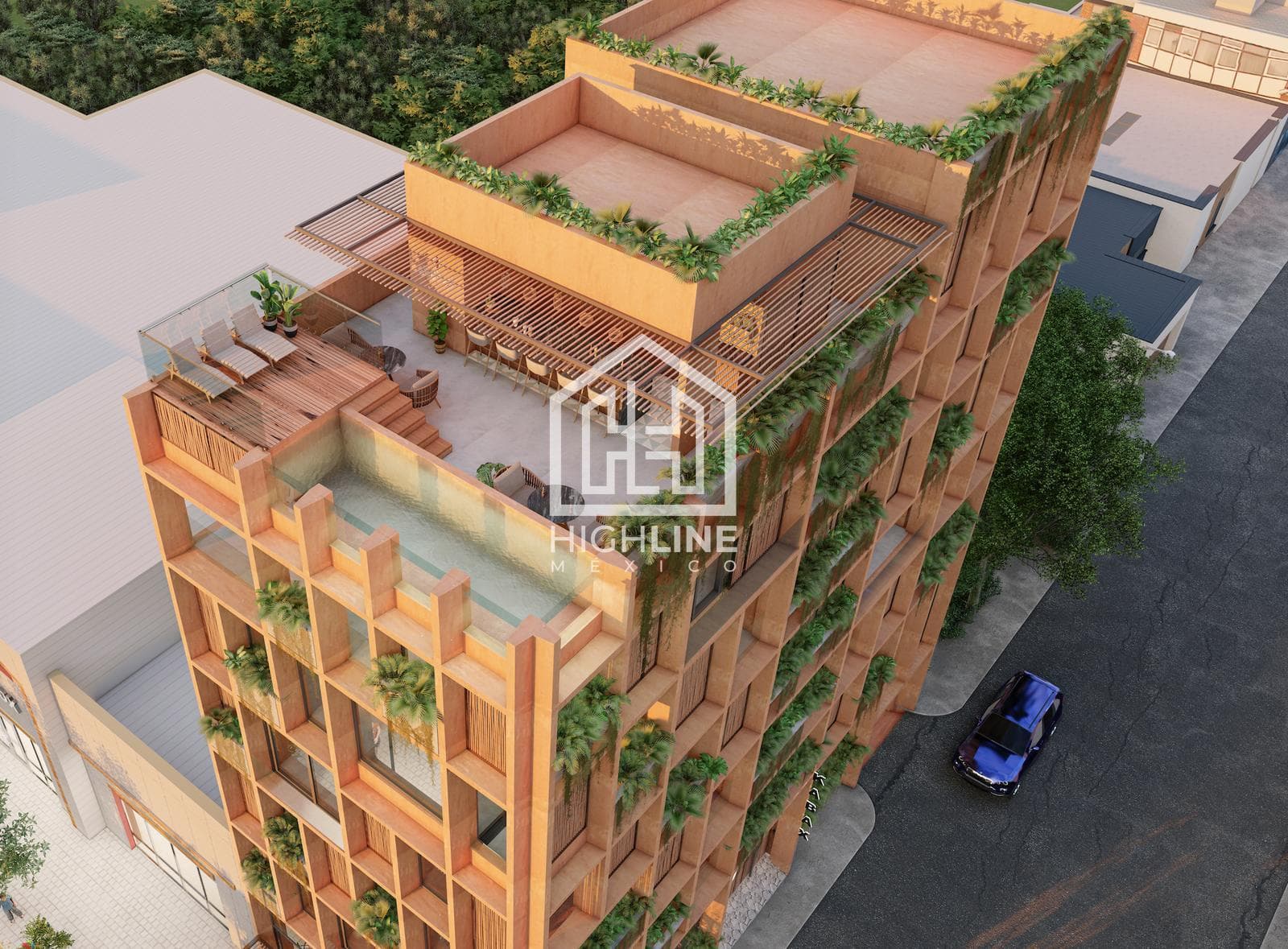 STUDIO WITH TERRACE AND POOL FOR SALE. PLAYA DEL CARMEN.