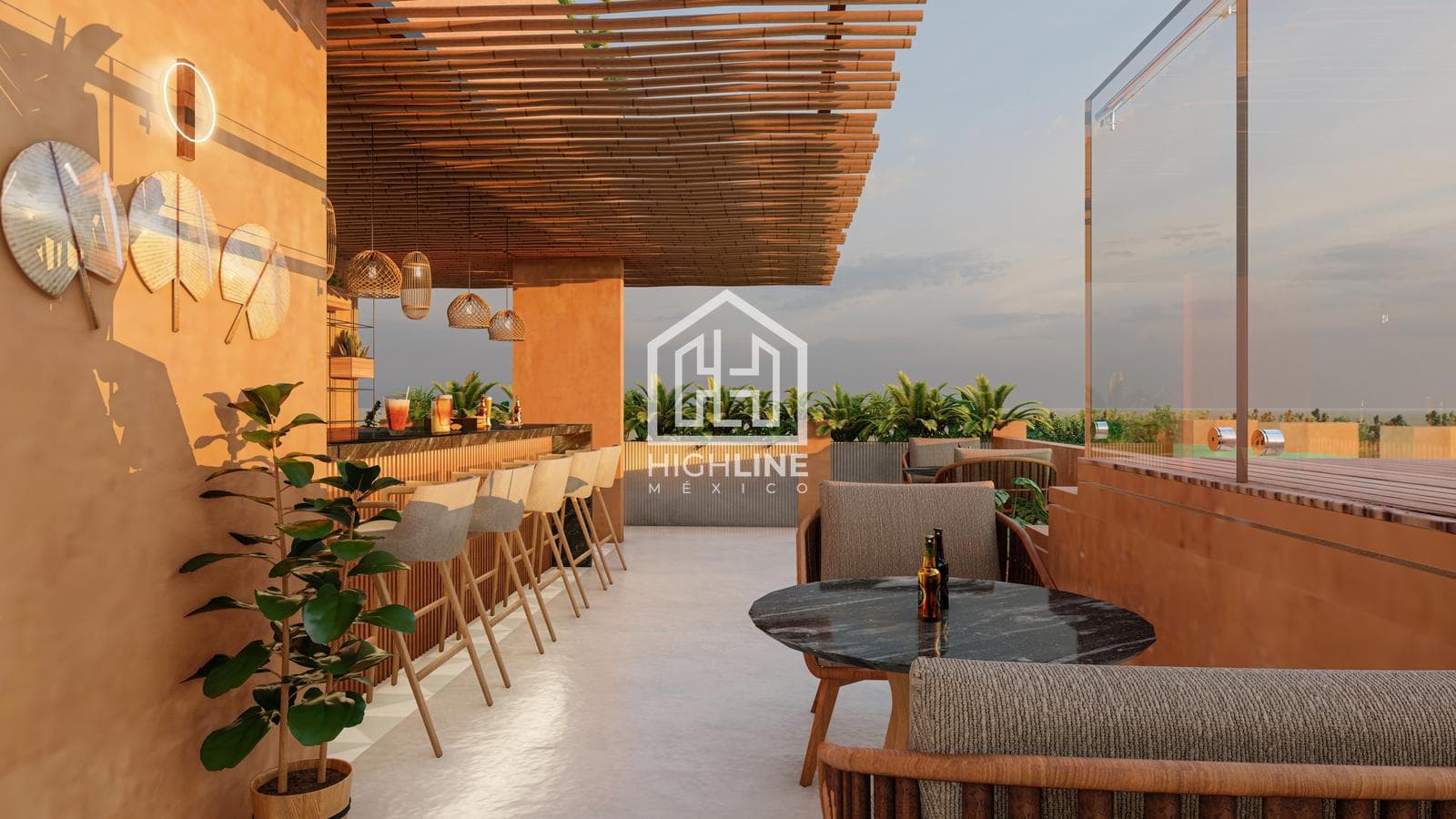 STUDIO WITH TERRACE AND POOL FOR SALE. PLAYA DEL CARMEN.