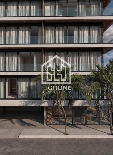 STUDIO APARTMENT FOR SALE WITH OCEAN VIEWS IN THE NEW DOWNTOWN AREA OF PLAYA DEL CARMEN