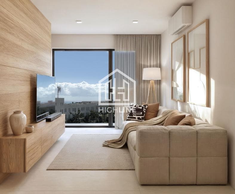 1-Bedroom Apartment for Sale in Playa del Carmen with Ocean Views and a Rooftop Pool