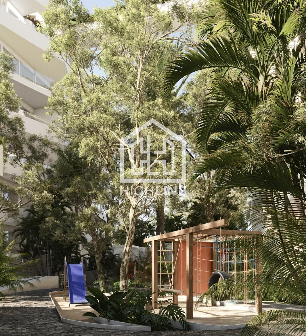 2-BEDROOM APARTMENT / PRE-SALE / UP-AND-COMING AREA IN PLAYA DEL CARMEN / CAPITAL GAINS.