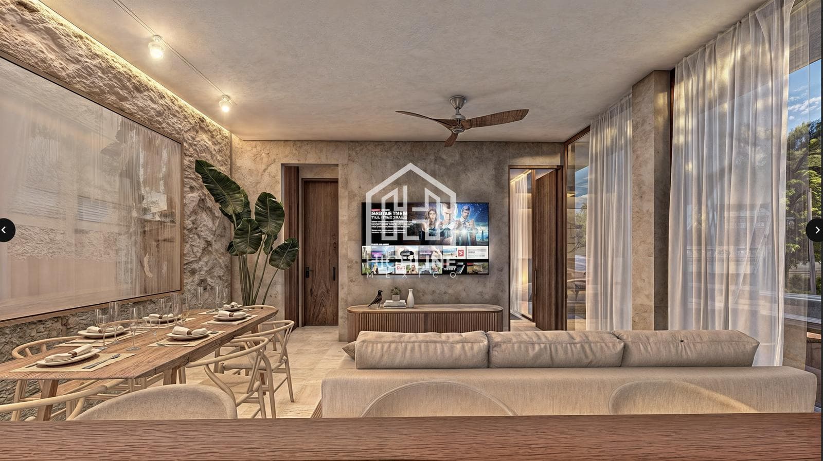 APARTMENT FOR SALE IN PLAYA DEL CARMEN: 4 BEDROOMS, 5 MINUTES FROM THE BEACH AND THE POOL