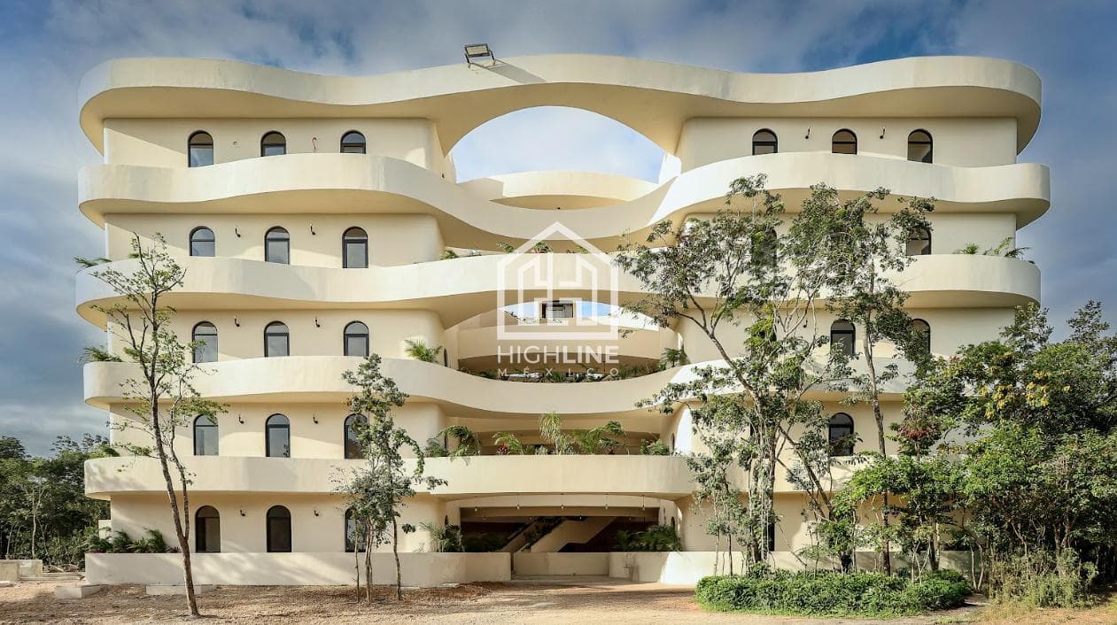 APARTMENT FOR SALE IN TULUM: 1 BEDROOM, BALCONY, GYM, AND POOL; AVAILABLE IMMEDIATELY