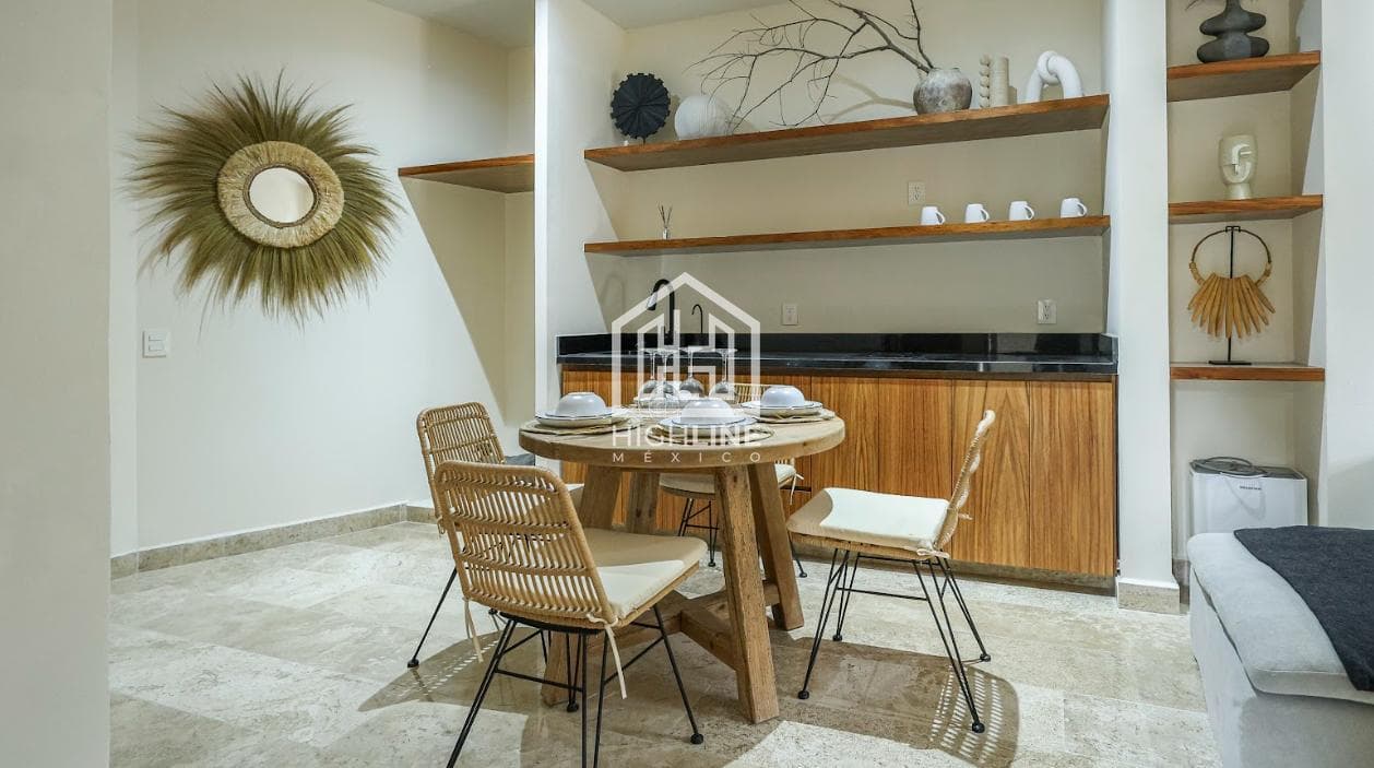 APARTMENT FOR SALE IN TULUM: 1 BEDROOM, BALCONY, GYM, AND POOL; AVAILABLE IMMEDIATELY