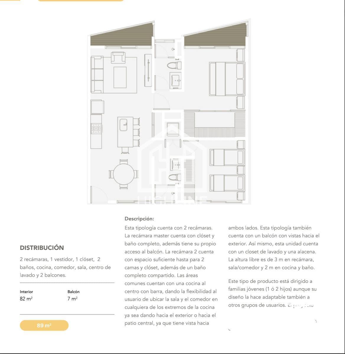 2-BEDROOM APARTMENT FOR SALE IN PLAYA DEL CARMEN WITH A POOL AND GYM NEAR THE OCEAN
