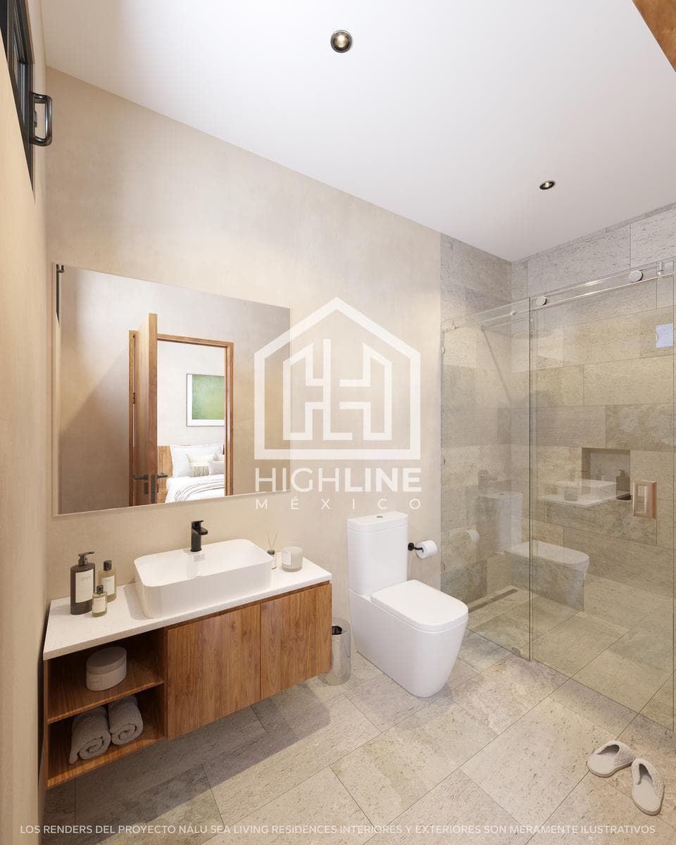 Studio for Sale in Puerto Morelos, 3 Minutes from the Ocean, with a Rooftop and Coworking Space