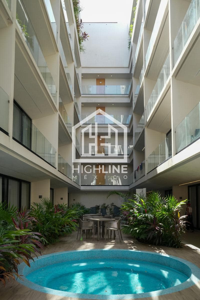 1-BEDROOM APARTMENT / FOR SALE / 4 CALLES DEL MAR / GYM / ROOFTOP WITH POOL.