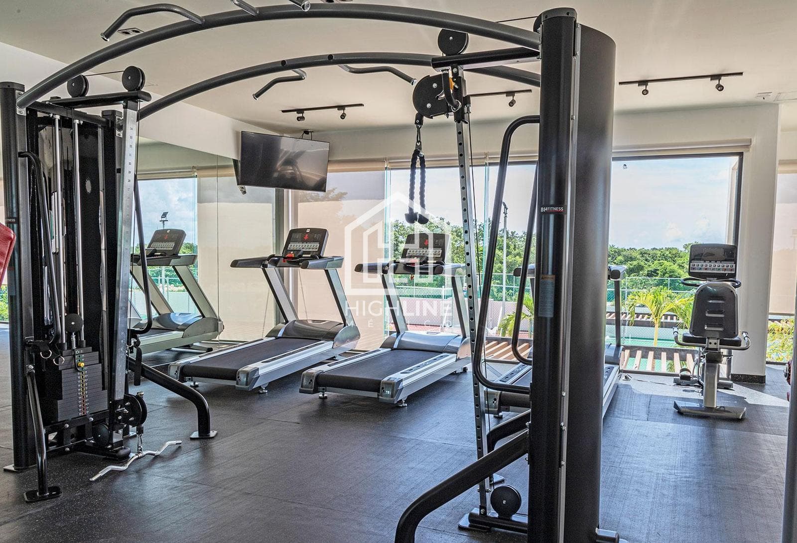 Apartment for sale in Playa del Carmen, 3 bedrooms, with a pool and an excellent view