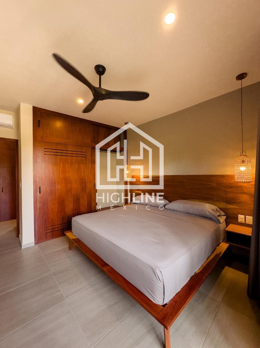 APARTMENT FOR SALE IN TULUM: 1 BEDROOM, SWIMMING POOL, YOGA, 10 MINUTES FROM THE BEACH
