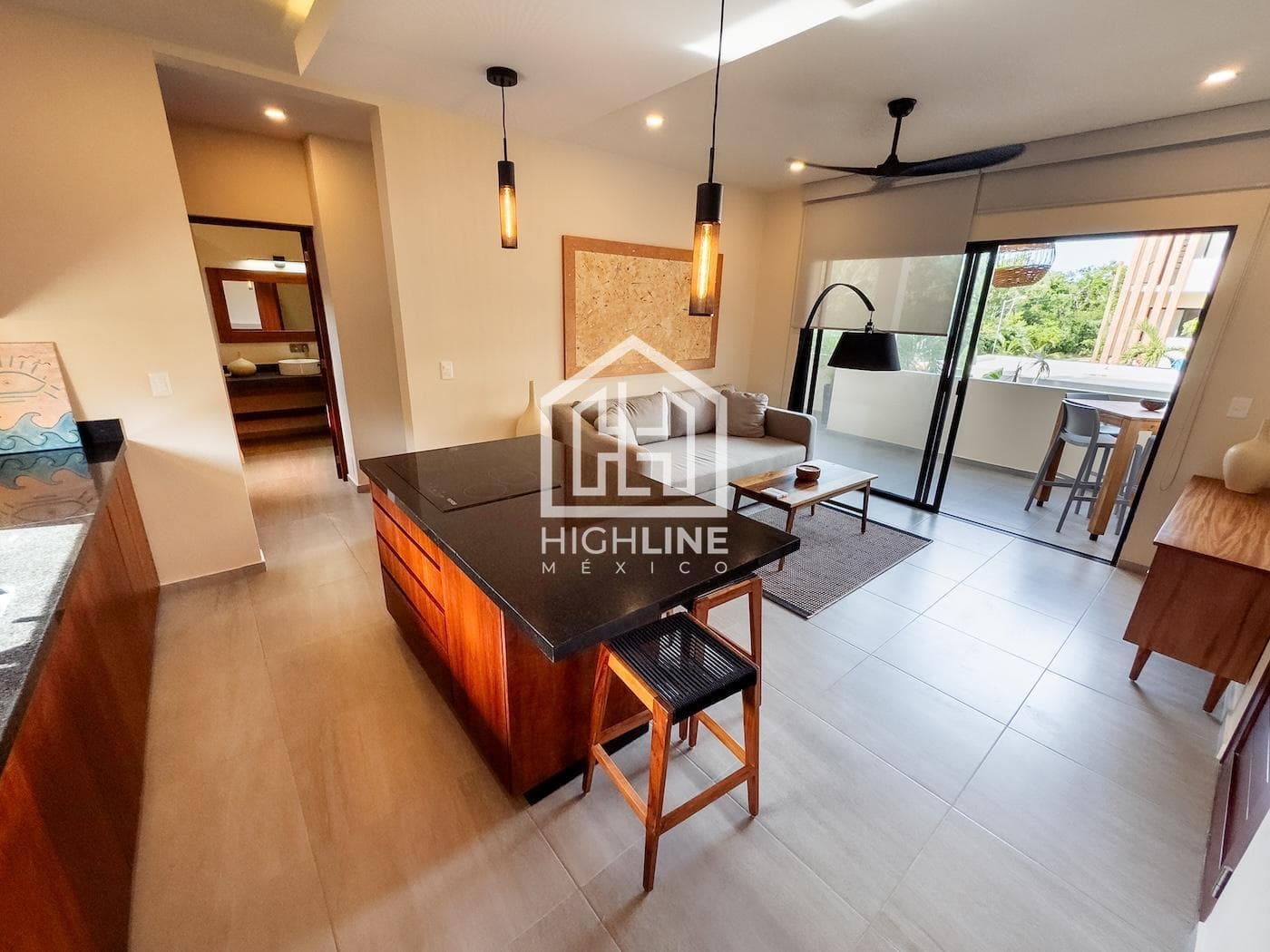 APARTMENT FOR SALE IN TULUM: 1 BEDROOM, SWIMMING POOL, YOGA, 10 MINUTES FROM THE BEACH