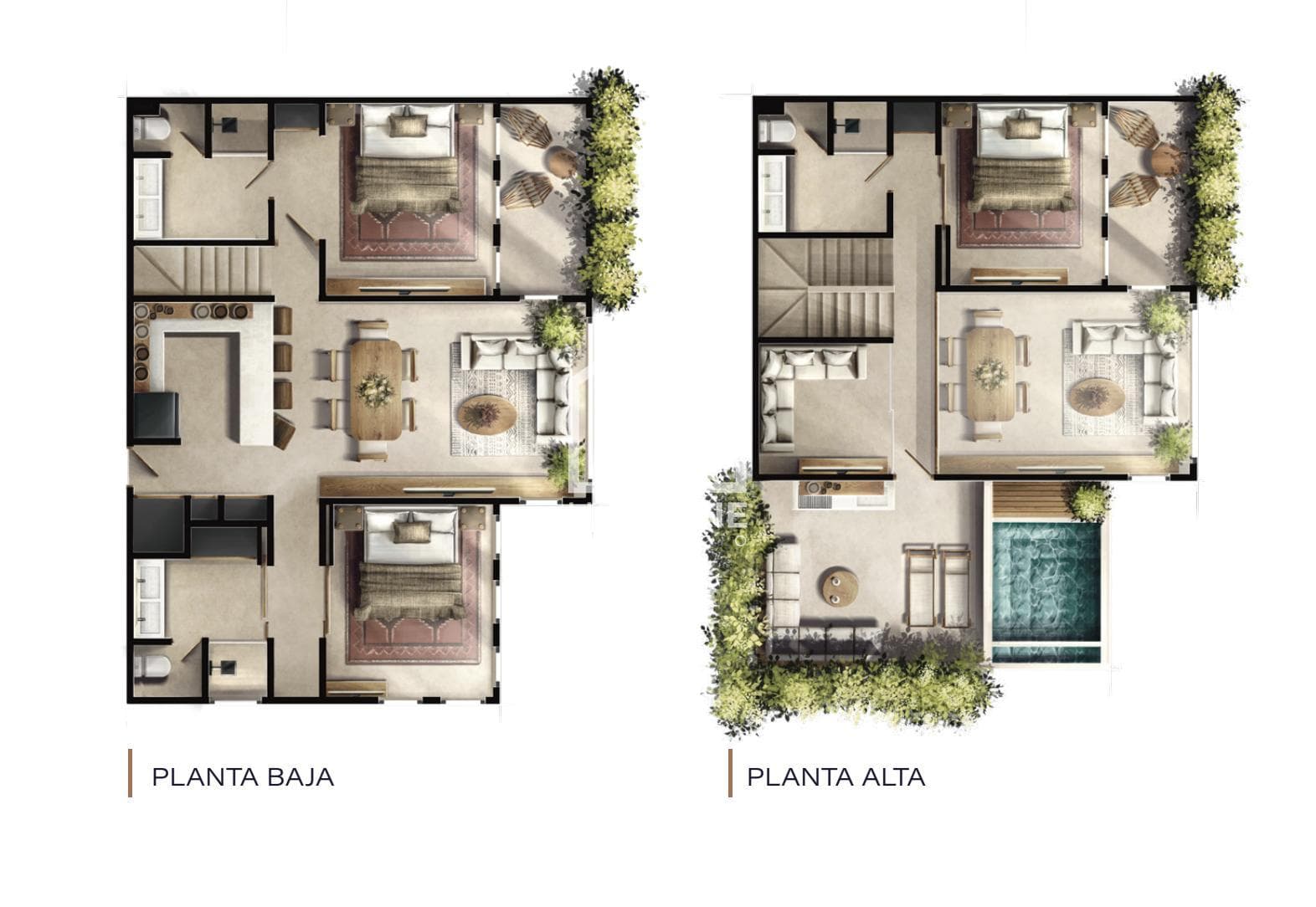 4-BEDROOM PENTHOUSE VILLA FOR SALE IN TULUM WITH PRIVATE POOL AND JACUZZI NEAR THE BEACH