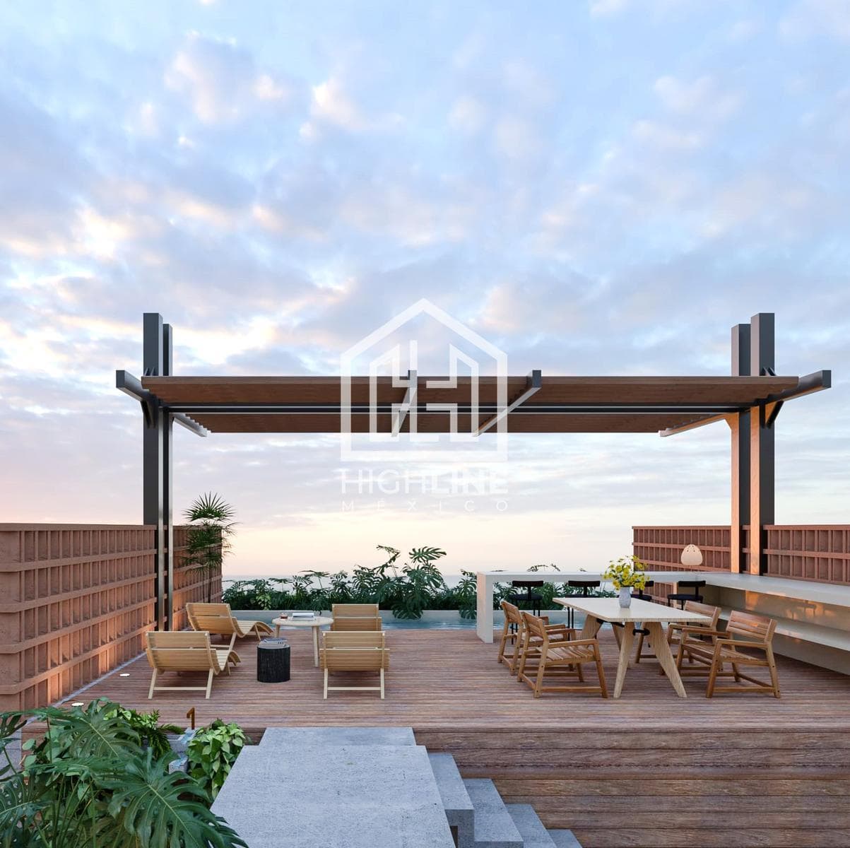 1-bedroom apartment with double-height ceilings, just steps from the beach, with a pool, PLAYA DEL CARMEN