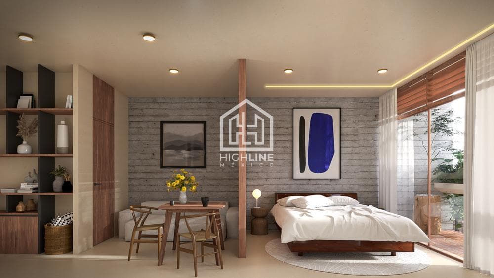 Apartment for sale in Playa del Carmen, just steps from the beach, with a pool.