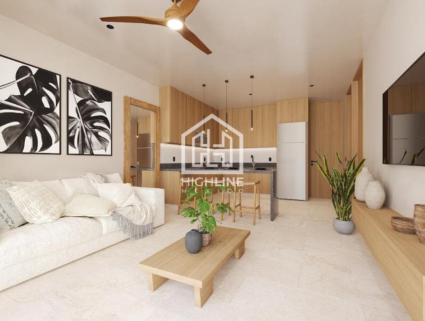 FOR SALE: 2-Bedroom Apartment in Tulum, 3 Minutes from the Ocean