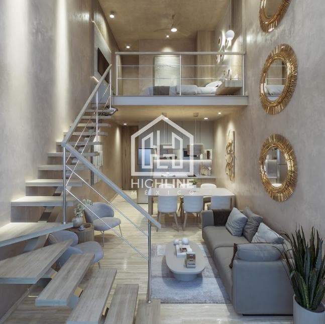 Loft-Style Apartment for Sale in Downtown Playa del Carmen, 5 Minutes from Marar