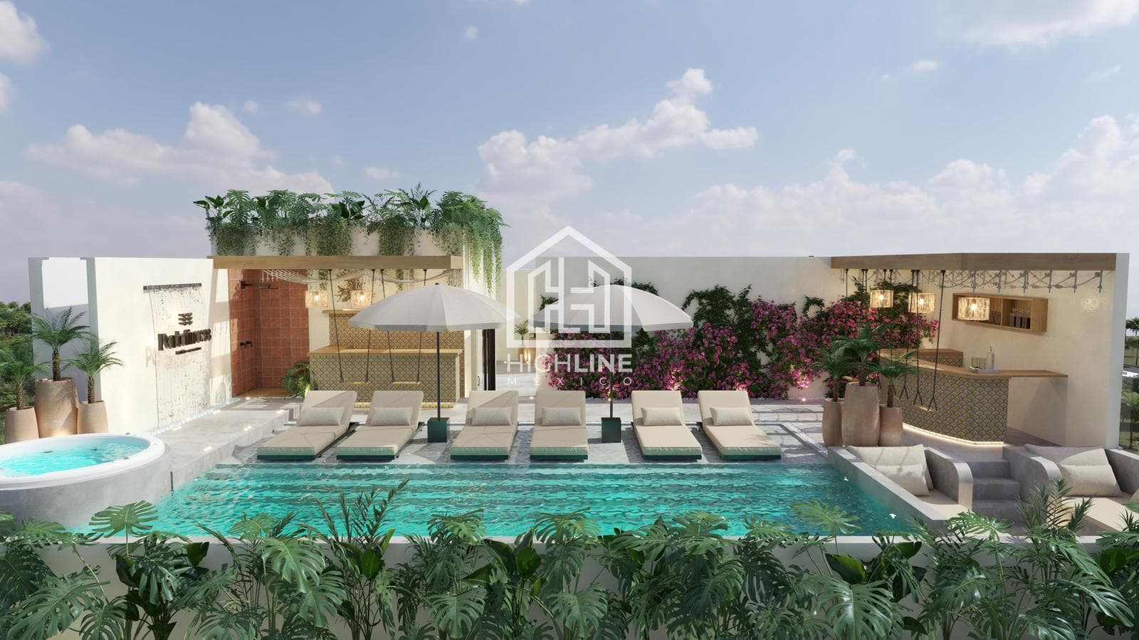 2-BEDROOM APARTMENT | PLAYA DEL CARMEN | JUST A FEW STEPS FROM THE BEACH AND QUINTA | WITH A ROOFTOP