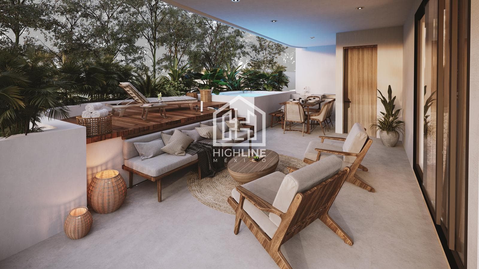 2-BEDROOM APARTMENT FOR SALE IN TULUM WITH ART WALK AND WELLNESS FACILITIES