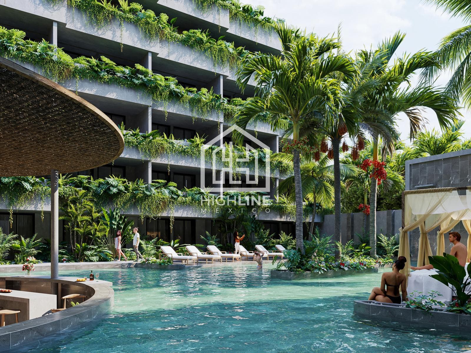 Luxury 2-bedroom apartment in Tulum, just a few meters from the beach | Gym and pool
