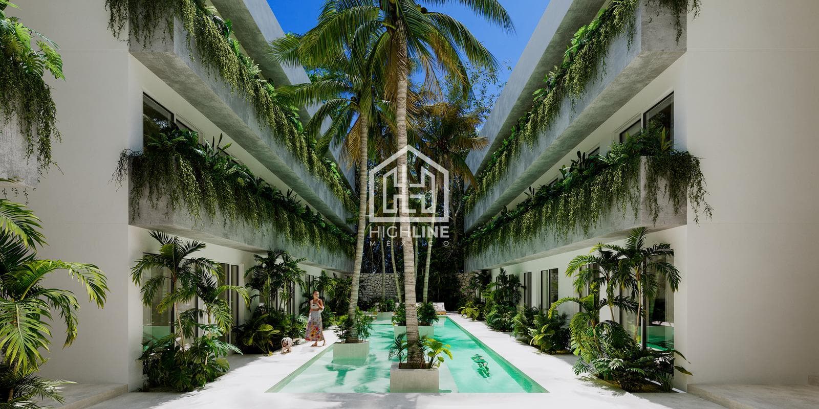 2-Bedroom Lock-Off Condo for Sale in Tulum with Pool and Gym