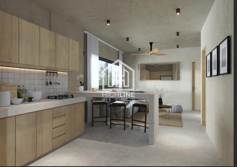 1-Bedroom Apartment in Cancún's Residential Area with Financing Options and No Credit Check Required