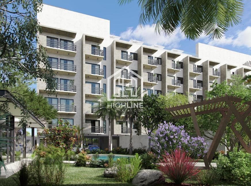 Studio for Sale in Downtown Cancún, with a Pool, 20 Minutes from the Hotel Zone