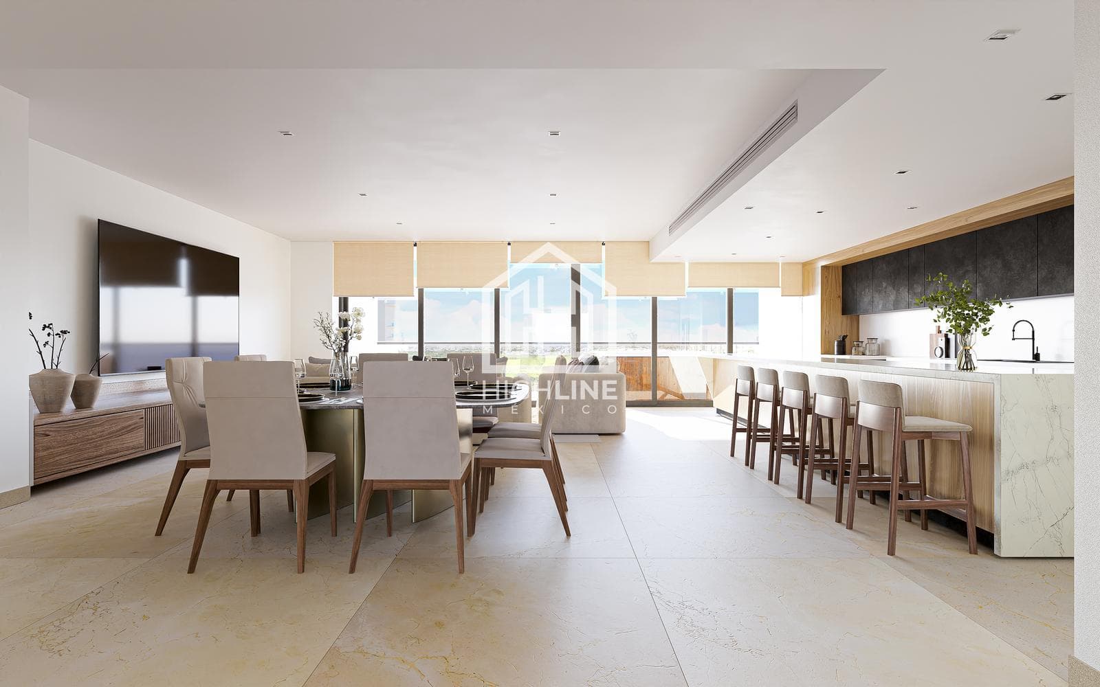 4-Bedroom Pre-Sale Condo in Puerto Cancún, Just a Few Meters from the Ocean | Spa and Pool