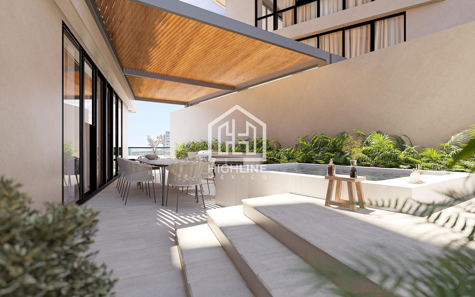 4-Bedroom Pre-Sale Condo in Puerto Cancún, Just a Few Meters from the Ocean | Spa and Pool