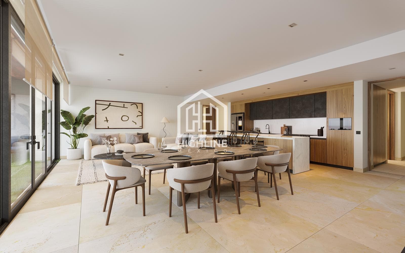 4-Bedroom Pre-Sale Condo in Puerto Cancún, Just a Few Meters from the Ocean | Spa and Pool