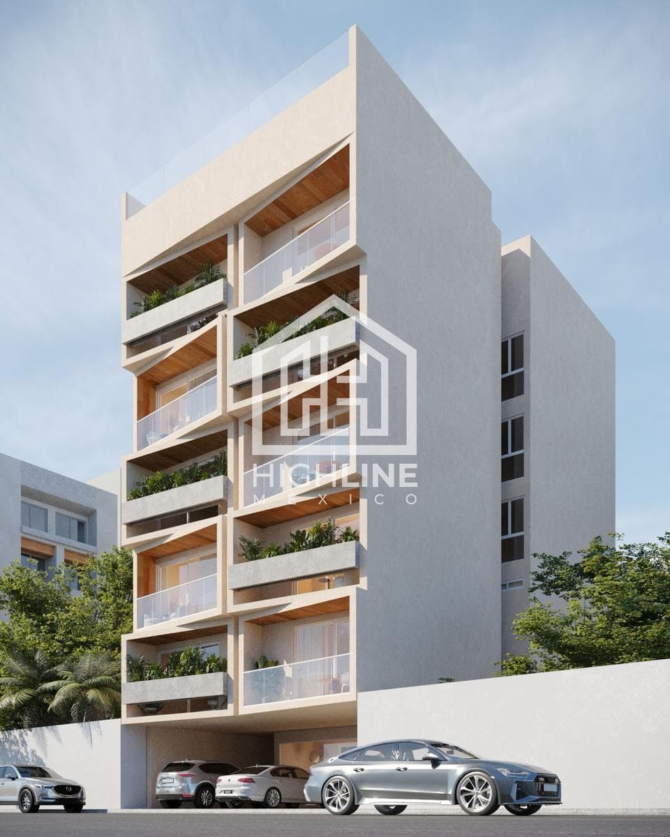 STUDIO FOR SALE IN PLAYA DEL CARMEN. ROOFTOP WITH INFINITY POOL. PRE-SALE.