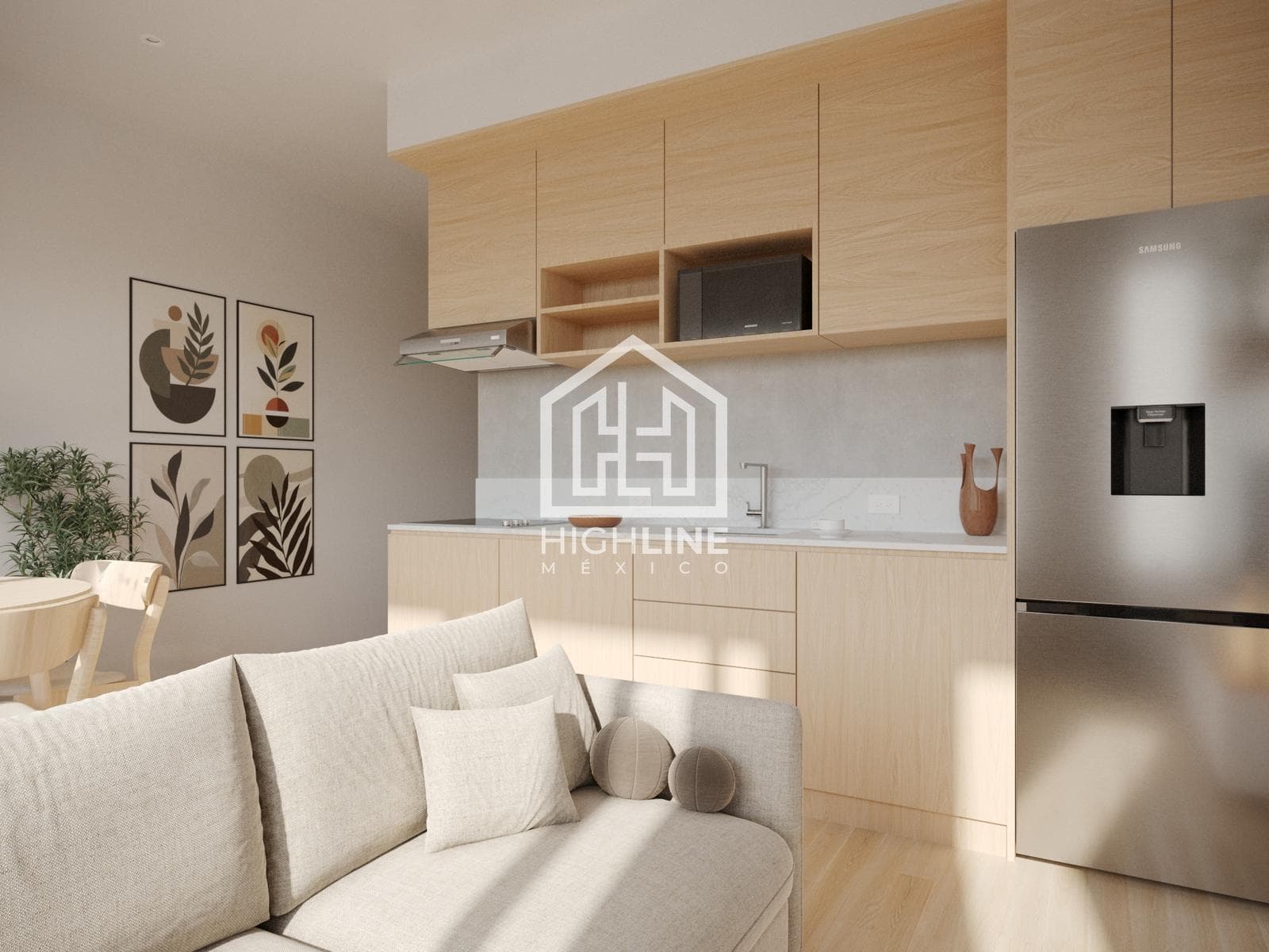 STUDIO FOR SALE IN PLAYA DEL CARMEN. ROOFTOP WITH INFINITY POOL. PRE-SALE.