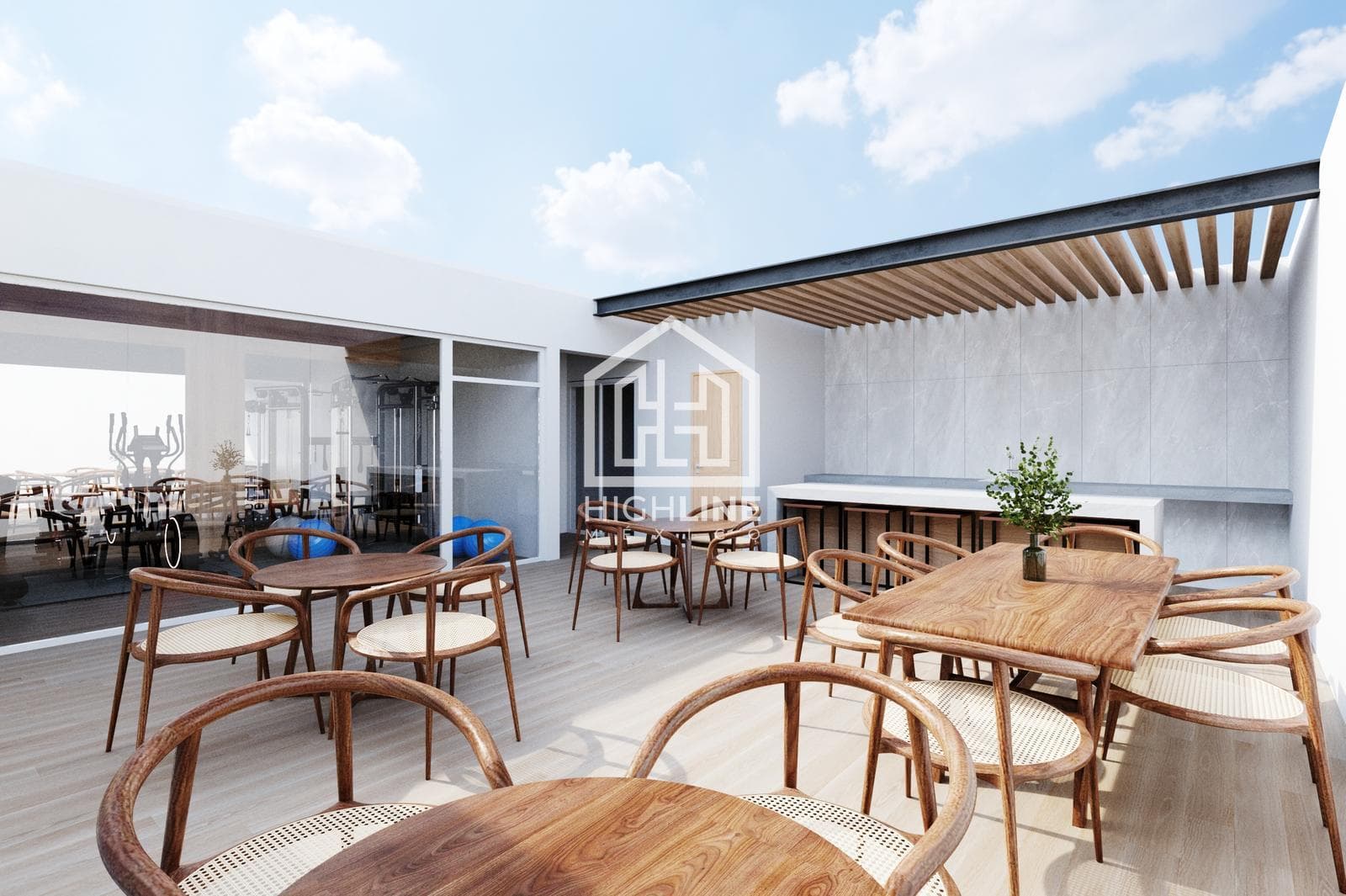 STUDIO FOR SALE IN PLAYA DEL CARMEN. ROOFTOP WITH INFINITY POOL. PRE-SALE.