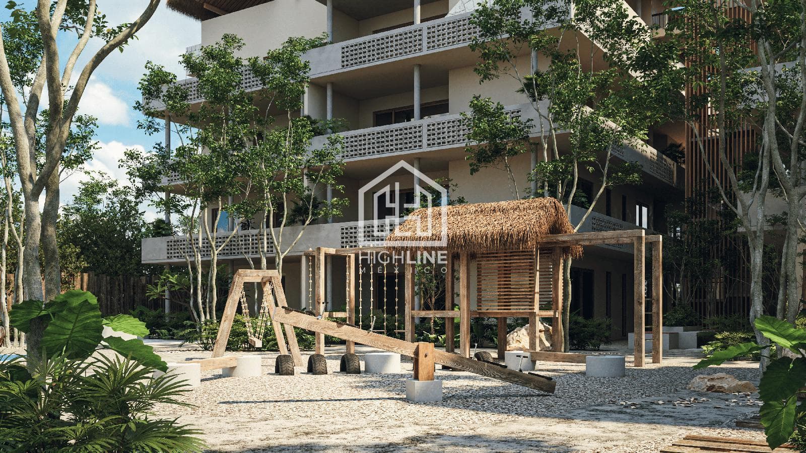 Apartment for Sale in Tulum: 3 Bedrooms, 15 Minutes from the Beach, Gym, Pet-Friendly