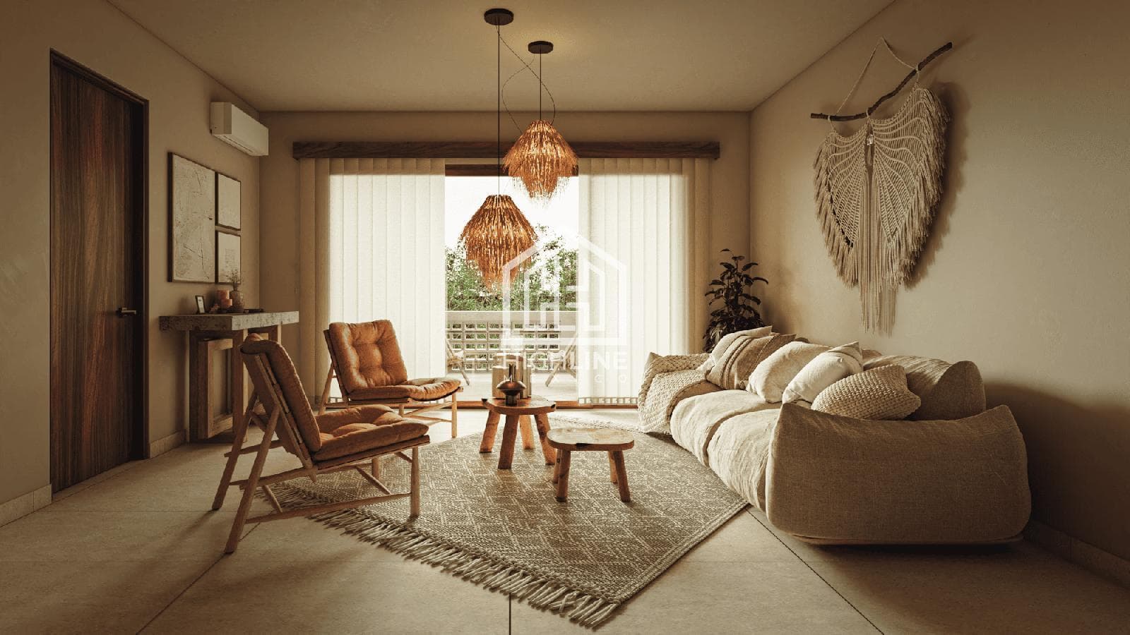 Apartment for Sale in Tulum: 3 Bedrooms, 15 Minutes from the Beach, Gym, Pet-Friendly