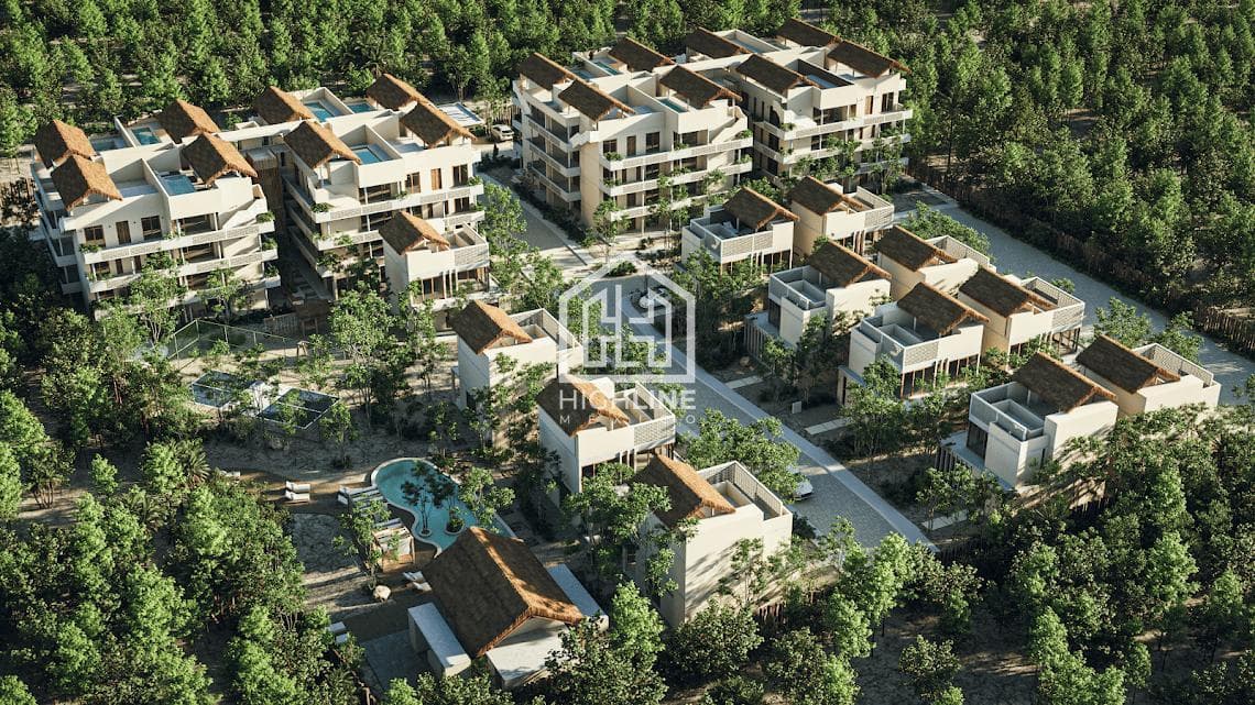 Penthouse for Sale in Tulum: 2 Bedrooms, 15 Minutes from the Beach, Private Pool