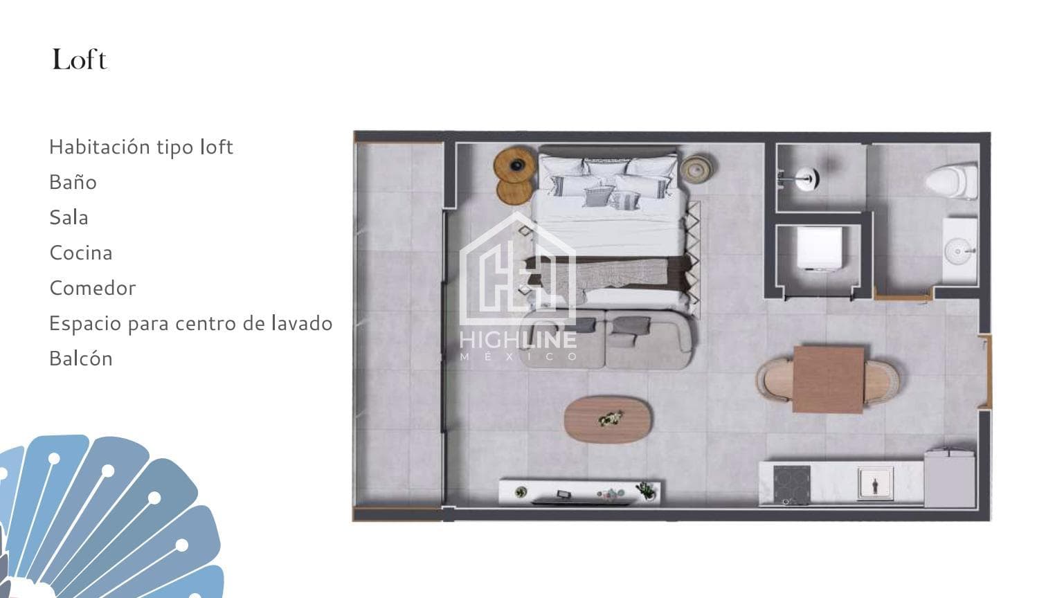 LOFT FOR SALE IN PUERTO MORELOS: POOL, GYM, JACUZZI, EXCELLENT LOCATION AND PRICE