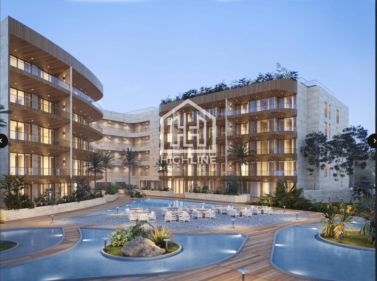 2-BEDROOM APARTMENT FOR SALE IN PUERTO CANCUN, WITH POOL, GYM, AND YOGA CLASSES—EXCELLENT LOCATION AND PRICE