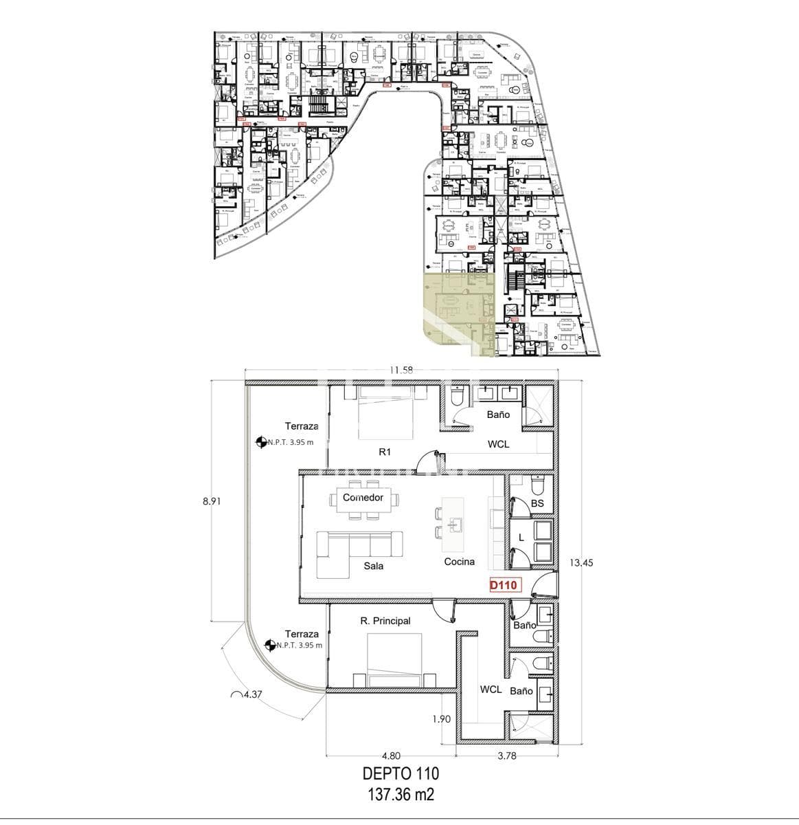 2-BEDROOM APARTMENT FOR SALE IN PUERTO CANCUN, WITH POOL, GYM, AND YOGA CLASSES—EXCELLENT LOCATION AND PRICE