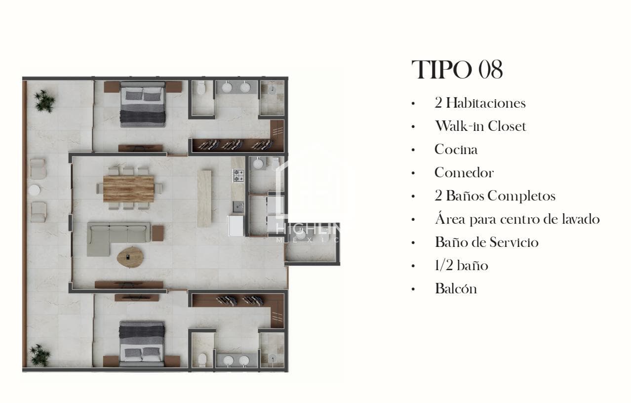 2-BEDROOM APARTMENT FOR SALE IN PUERTO CANCUN, WITH POOL, GYM, AND YOGA CLASSES—EXCELLENT LOCATION AND PRICE