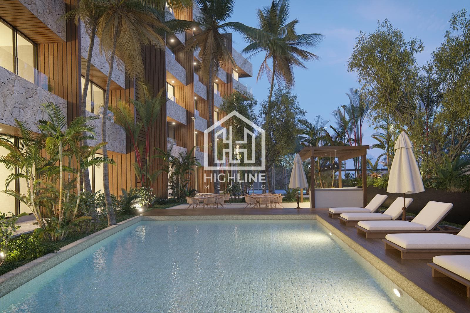 1-BEDROOM APARTMENT FOR SALE IN COZUMEL WITH A POOL NEAR THE OCEAN: LOCATION AND PRICE