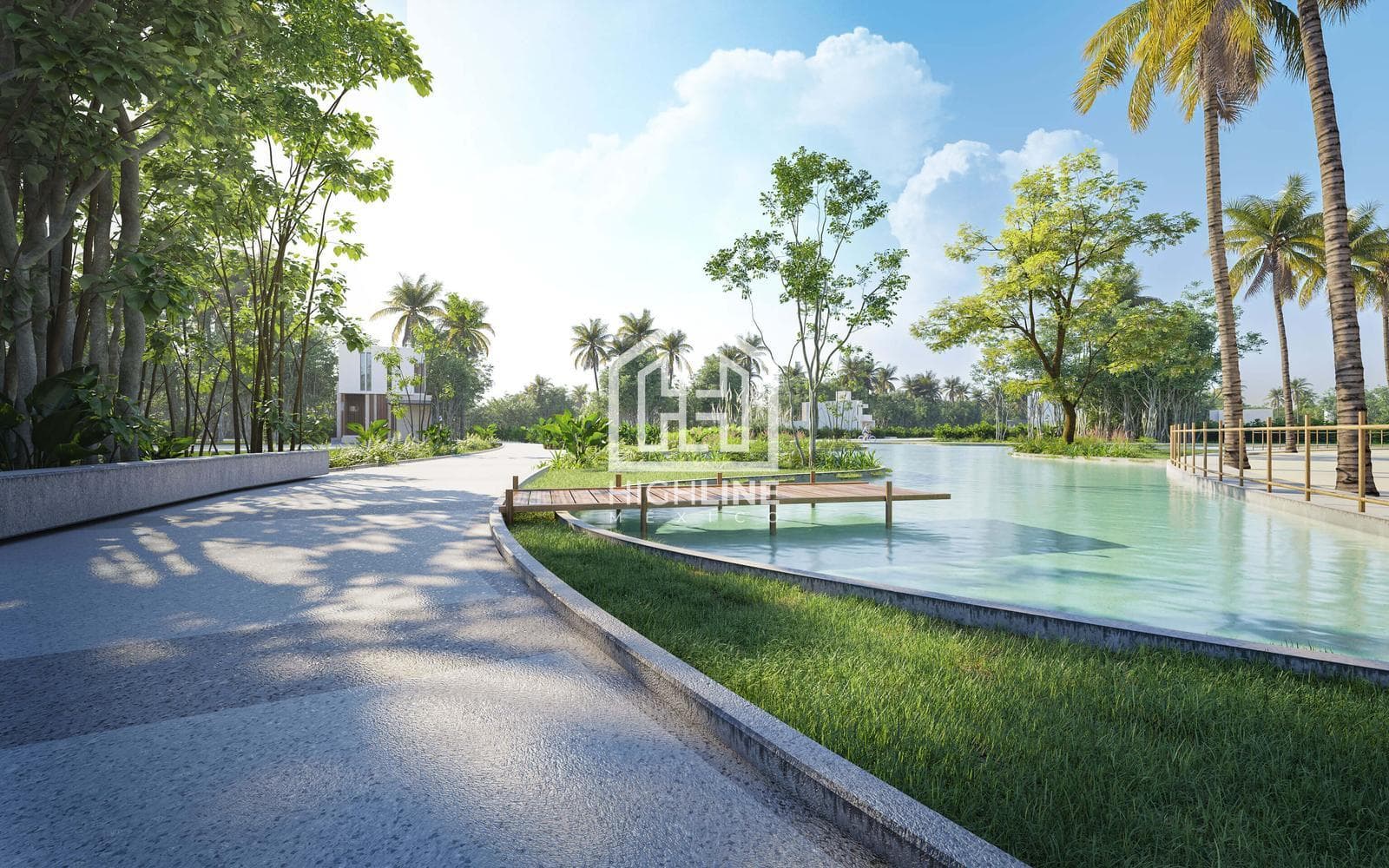 2-bedroom ground-floor apartment for sale, with a spacious garden, 13 minutes from the beach