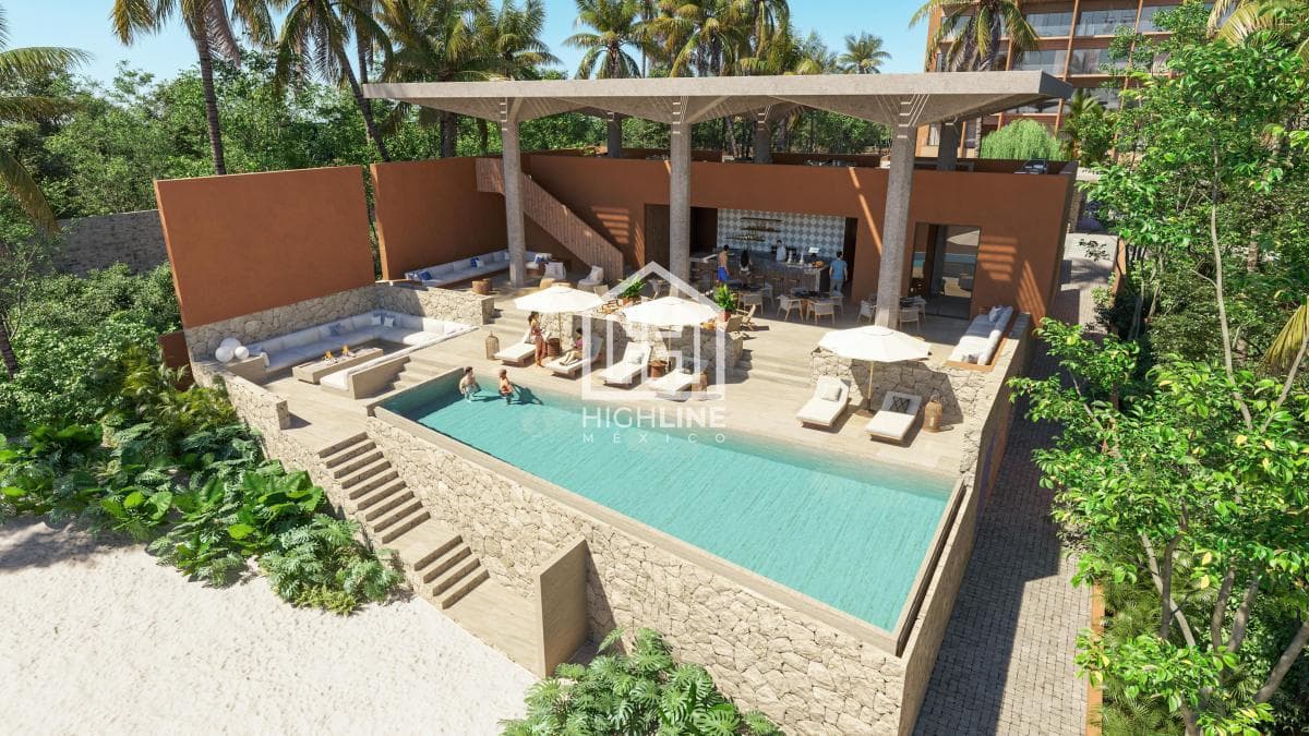 Penthouse for Sale in Cancún with Ocean Views | 4 Bedrooms | Private Beach Club | Padel Court