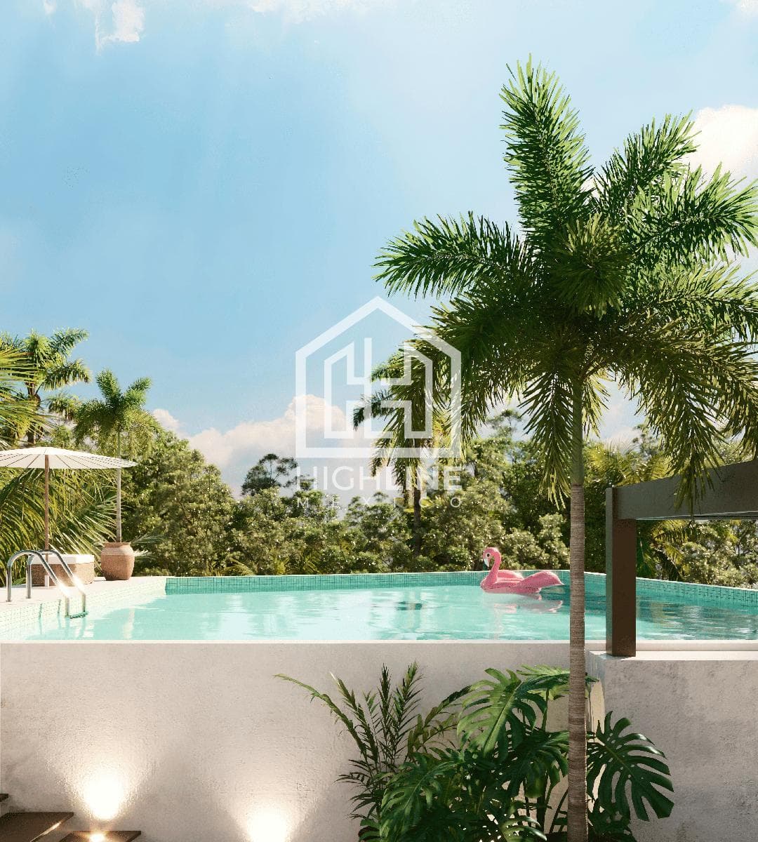 Penthouse Apartment for Sale in Playa del Carmen, 2 Bedrooms, Pre-Sale Phase