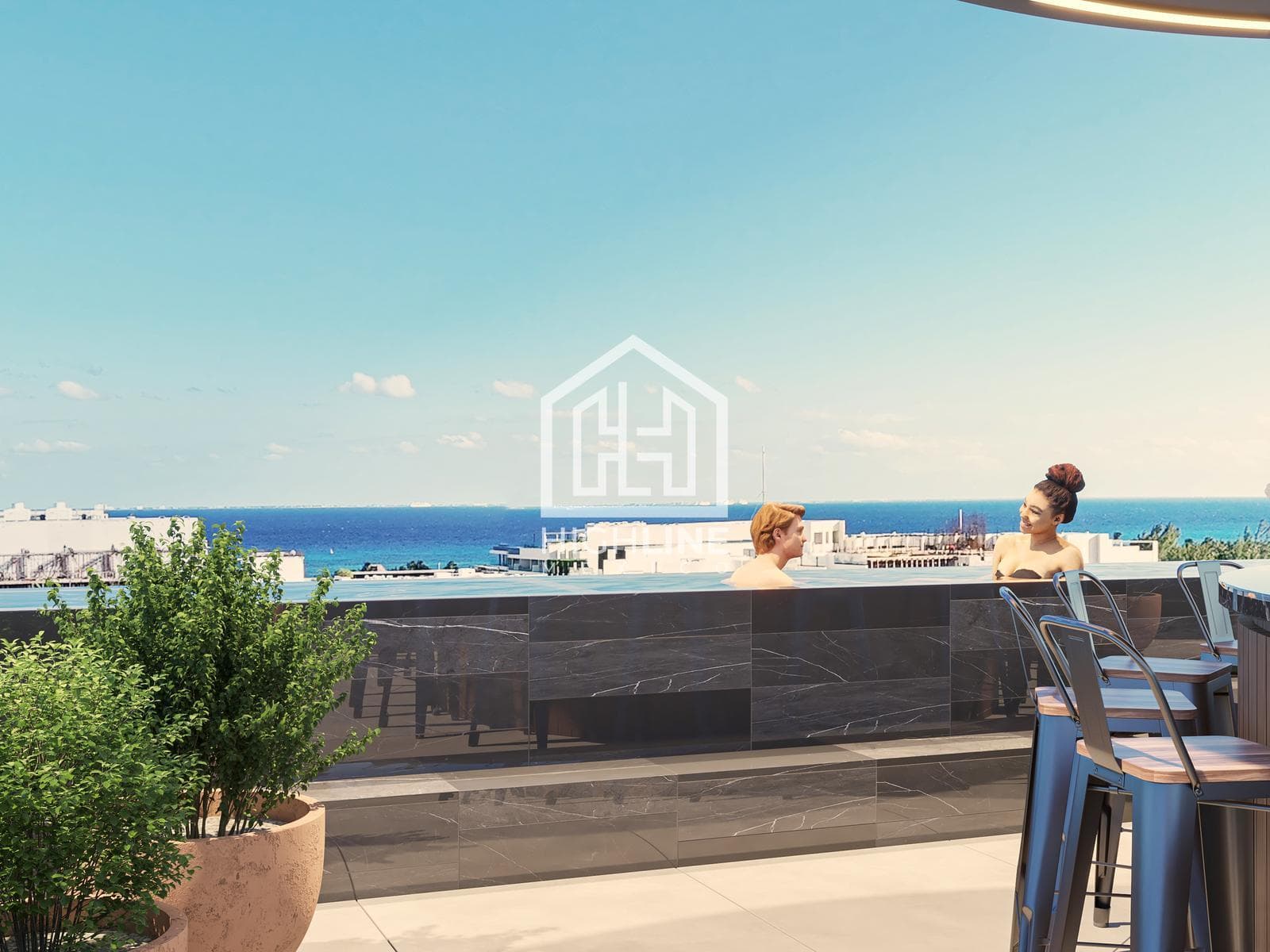 1-Bedroom Apartment in Playa del Carmen, 2 Minutes from the Beach, Offers a High ROI