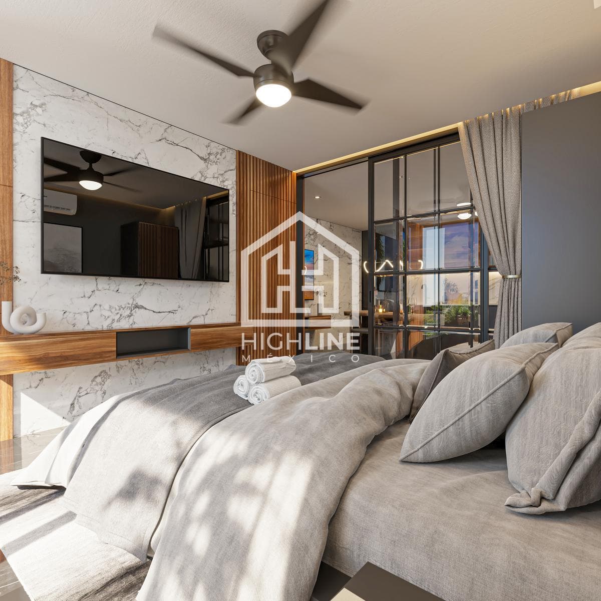 1-Bedroom Apartment in Playa del Carmen, 2 Minutes from the Beach, Offers a High ROI