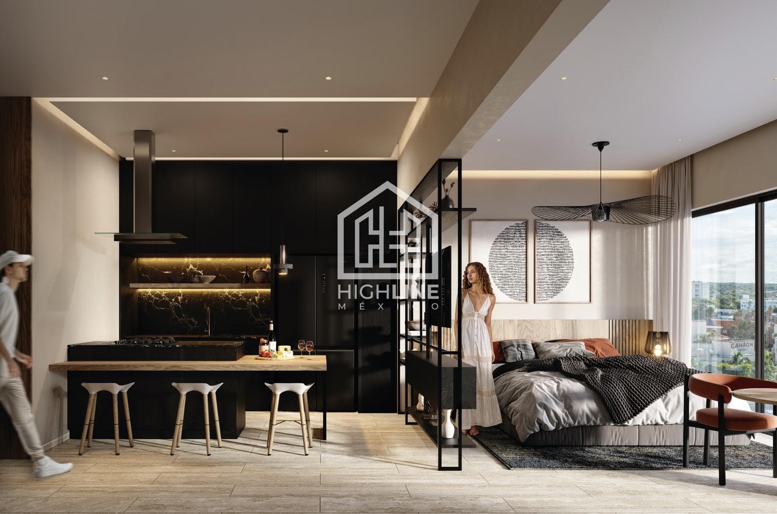 2-BEDROOM APARTMENT IN PH / 2 MINUTES FROM THE BEACH / PRE-SALE / LAUNCH PRICES / ROI.
