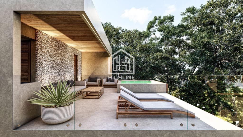APARTMENT FOR SALE IN TULUM: 1 BEDROOM WITH A POOL