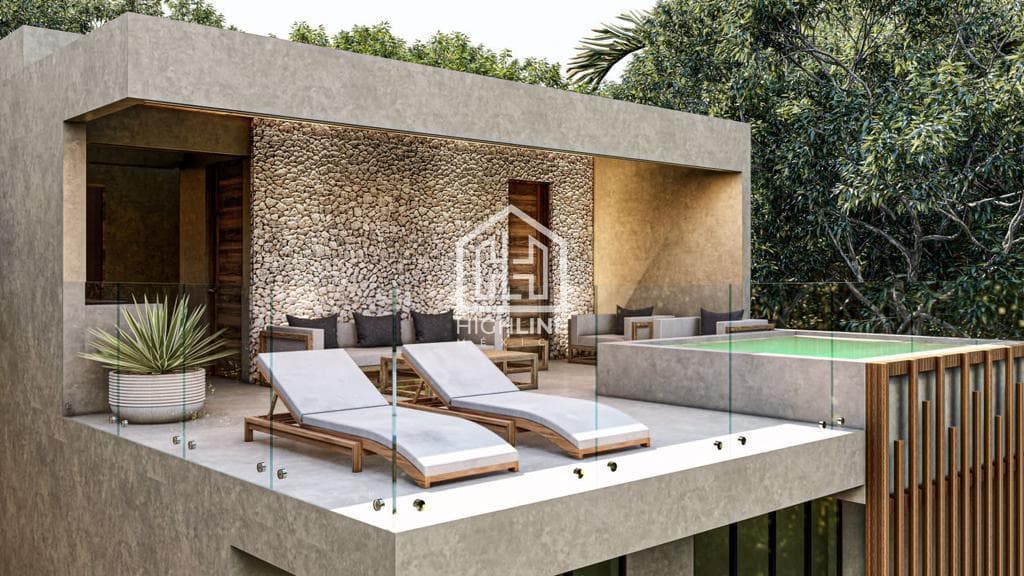 APARTMENT FOR SALE IN TULUM: 1 BEDROOM WITH A POOL